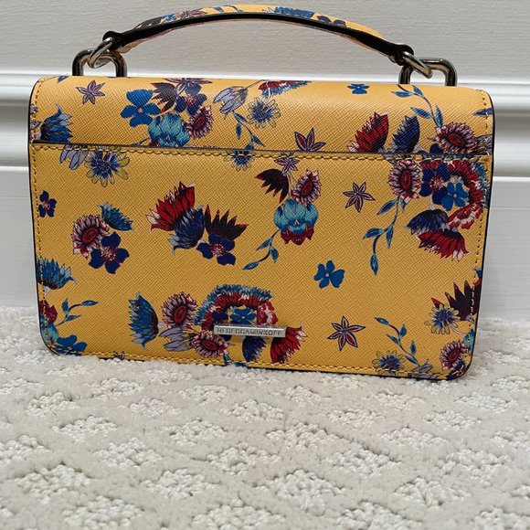 Rebecca Minkoff Leather Floral Crossbody/Shoulder Bag - Picture 4 of 11